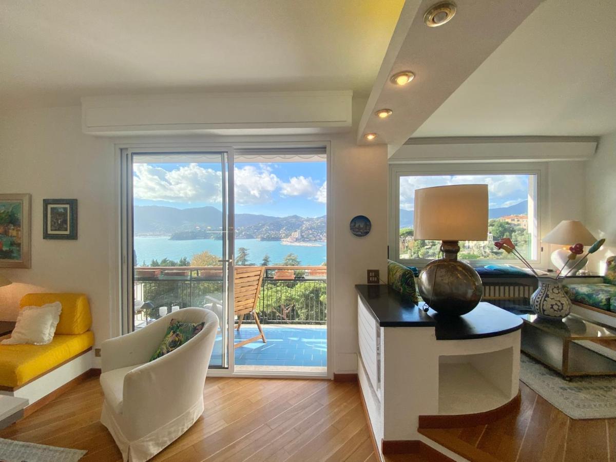 Welcome Riviera - Paradiso 12-Ultimo Restauro Nel 2025-Vista Mare Stupenda-Balcone Con Vista Meravigliosa Piu' Terrazza Solarium Sovrastante Di 70 Mq Esterna Rapallo Exterior foto